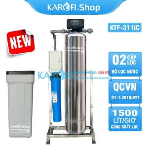 Bộ lọc tổng đầu nguồn gia đình KTF-311iC - 2 Cấp lọc, Van tự động, Xử lý Canxi