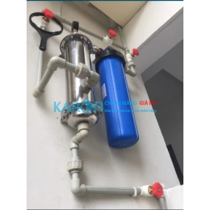 Bộ lọc tổng UF Inox + Lọc Thô nhỏ gọn cho chung cư - Siêu Lọc