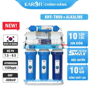 Máy lọc nước Hydrogen ion kiềm Karofi KHY-TN99 + ALKALINE - 10 Lõi