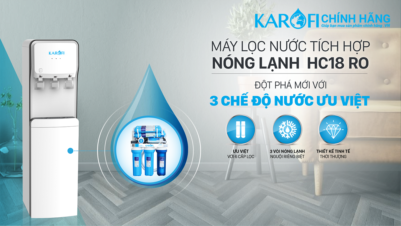 may-loc-nuoc-nong-lanh-hc18-ro1 Máy lọc nước nóng lạnh Karofi HC18-RO