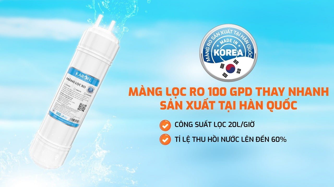 Máy lọc nước Karofi Livotec 216
