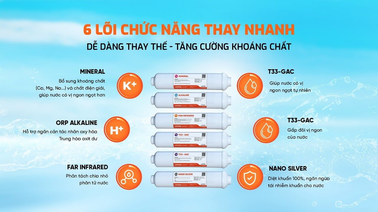 Máy lọc nước Karofi Livotec 216